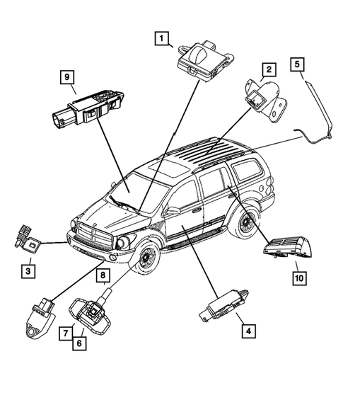 Sensors for 2009 Chrysler Aspen #0