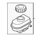NG904355Z - : Master Cylinder Reservoir for Mazda: MX-5 Miata Image