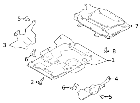 Under Cover & Splash Shields for 2022 Land Rover Range Rover Sport #0