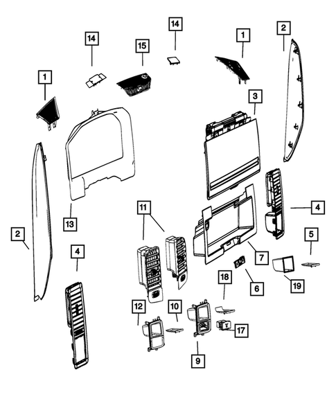 Instrument Panel for 2017 Ram 1500 #0