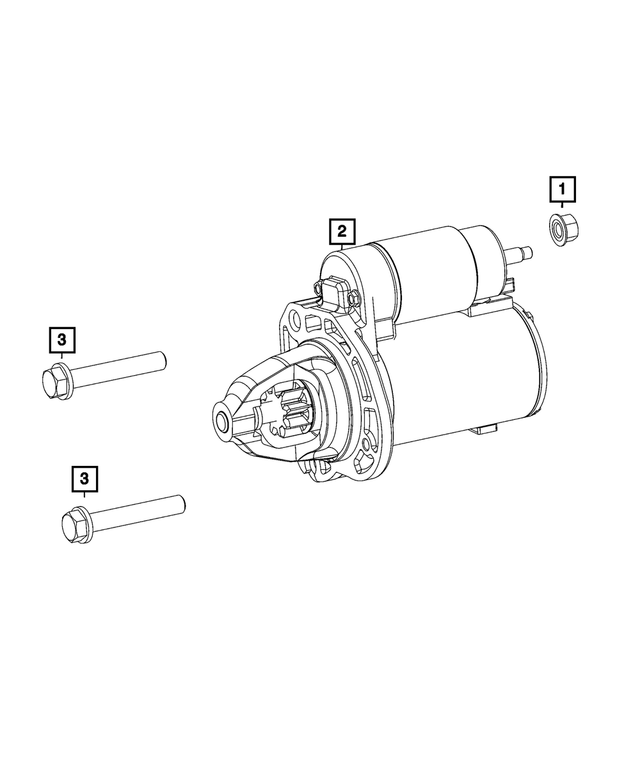 6102225AA - Electrical: Hex Head Screw And Washer for Mopar Image