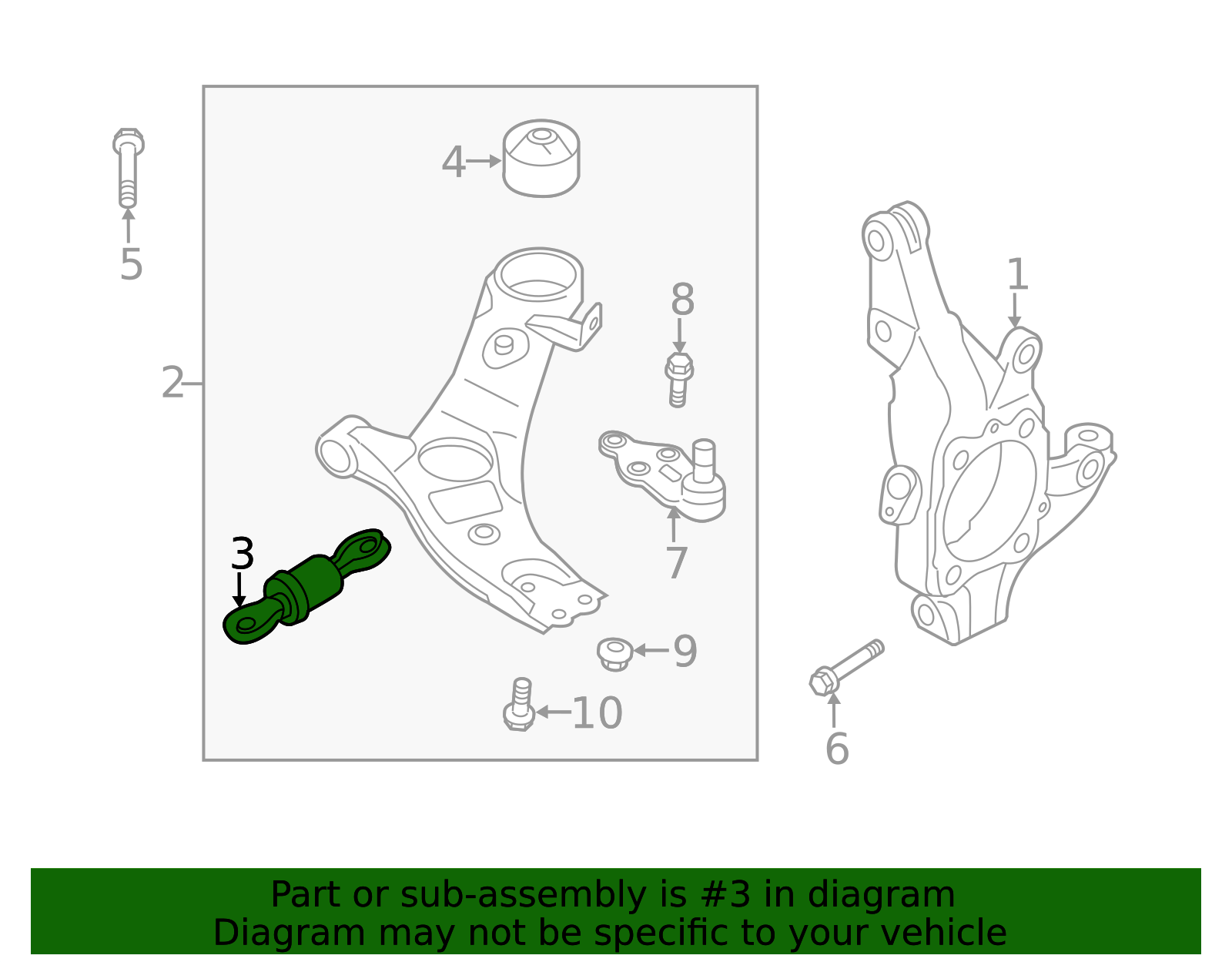 54551-S1AA0 - High-Quality Lower Control Arm Front Bushing for 2021 ...