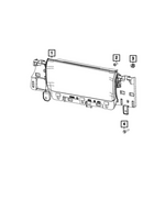 68532988AB - Electrical: Multimedia Display for Mopar Image