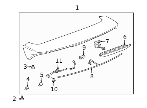 Spoiler for 2024 Chevrolet Blazer #0