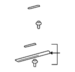 6791548010 - Body: Door Sill Plate for Toyota: Highlander Image