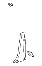 6241348010A0 - Body: Center Pillar Trim for Toyota Image image