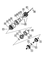4659993AC - Automatic Transaxle 6 Speed: Overdrive Clutch Hub And Shaft for Mopar Image