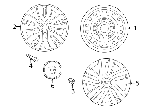 Wheels for 2017 Chevrolet City Express #0