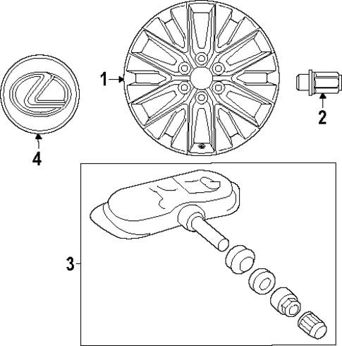 Wheels for 2024 Lexus GX550 #0