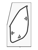 72350TJBA01 - Body: Door Weather-strip for Acura Image