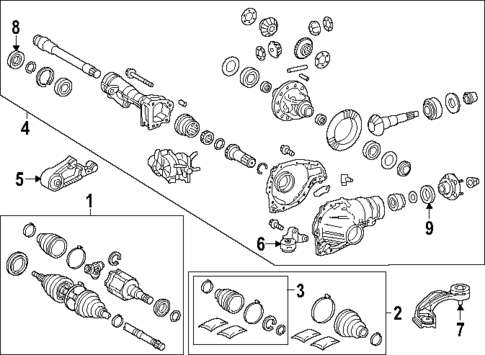 Carrier & Front Axles for 2024 Lexus GX550 #0