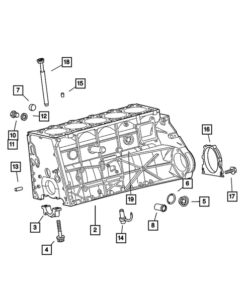 Cylinder Block for 2006 Dodge Sprinter 3500 #0