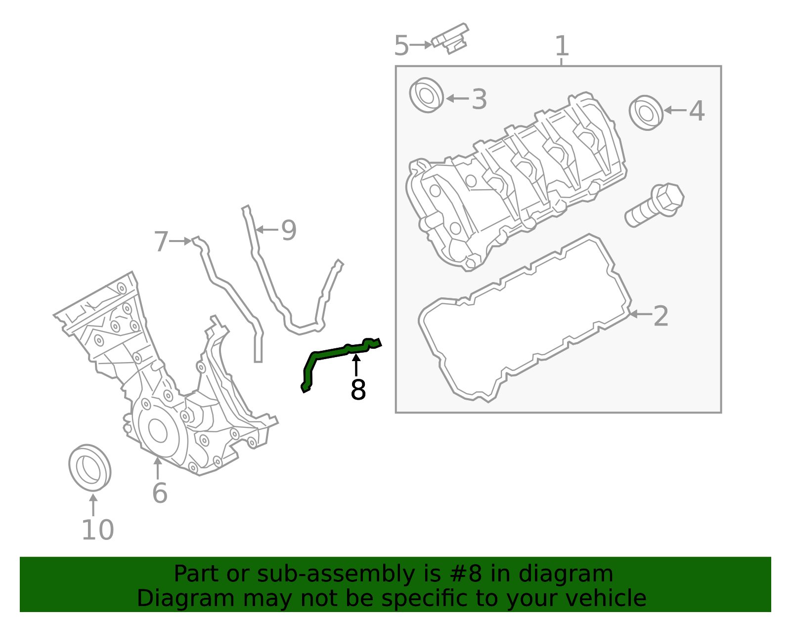 2011-2025 Ford Front Cover Gasket BR3Z-6020-B | Ford OEM Parts Outlet