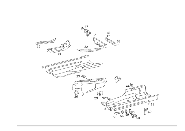 1246100336 - Substructure: Holder for Mercedes-Benz Image image