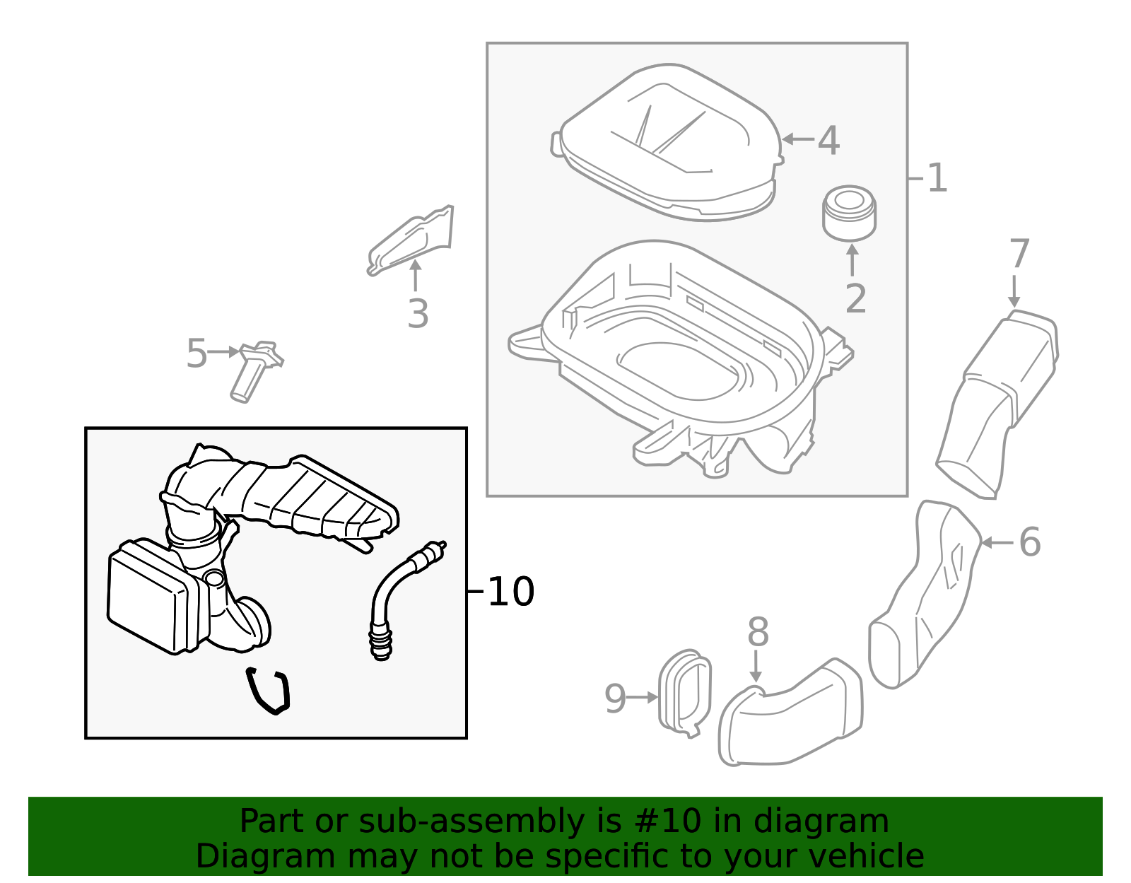 2015-2017 BMW X3 Outlet Tube 13718517608 | OEM Parts Online