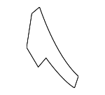 86588F2500 - Body: Tow Eye Cap for Hyundai Image