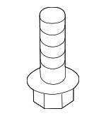 1244205207K - Body: Bumper Cover Screw for Hyundai Image