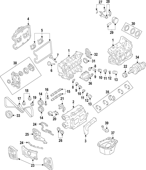 Engine for 2019 Subaru WRX STI | OEM Parts Online