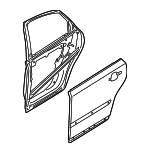 31335469 - Body: Door Shell for Volvo: V50 Image