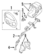 4510002250B1 - Steering: Steering Wheel for Toyota Image