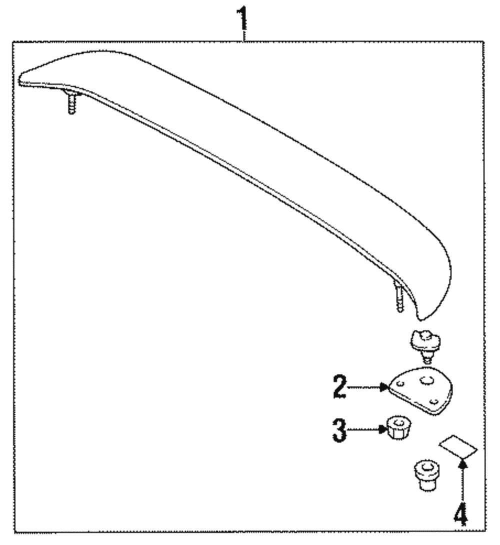 Spoiler Assembly - Nissan (K6030-70F50)
