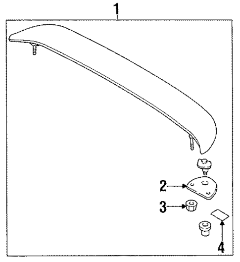Spoiler for 1997 Nissan 240SX #0