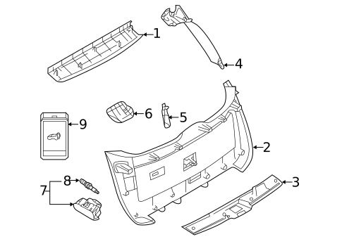 Interior Trim for 2020 INFINITI QX50 #0