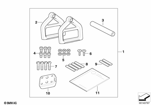 7129905001 - Audio, Navigation, Information Systems: Isa Screw - M4X16-A2-70 for BMW-Motorrad Image image