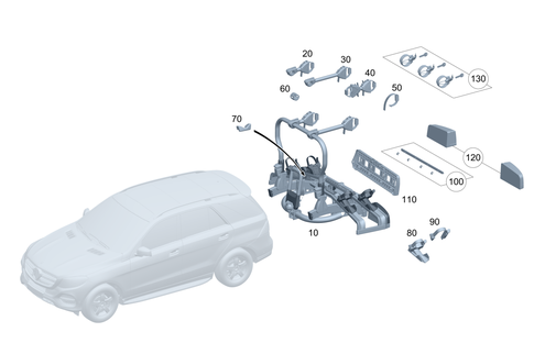 Rear End Carrier Systems for 2020 Mercedes-Benz GLC 300 #0