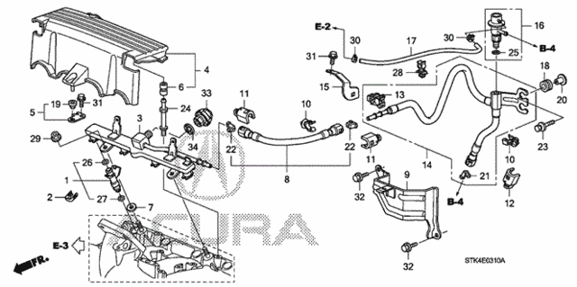 Fuel Injector for 2008 Acura RDX #0