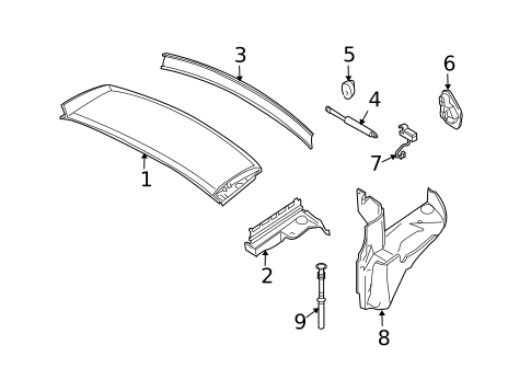 Stowage Compartment for 2008 BMW Z4 #0
