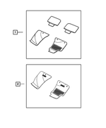 7BW981F6AA - Interior Trim: Mat Kit for Dodge: Challenger Image