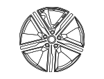 95C601025AHQO1 - Suspension: Wheel, Alloy for Porsche Image