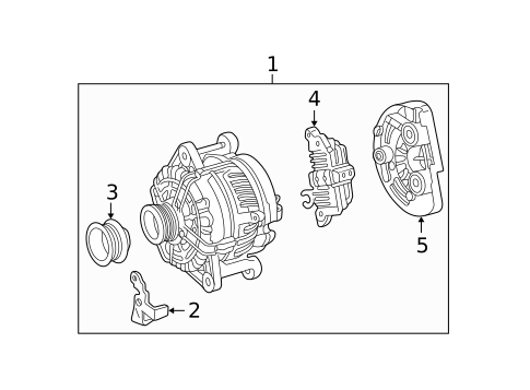 Alternator for 2006 Mercedes-Benz E350 #0