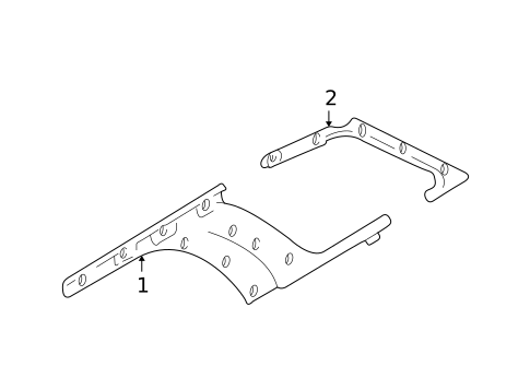 Interior Trim - Quarter Panels for 1994 Subaru Impreza #0