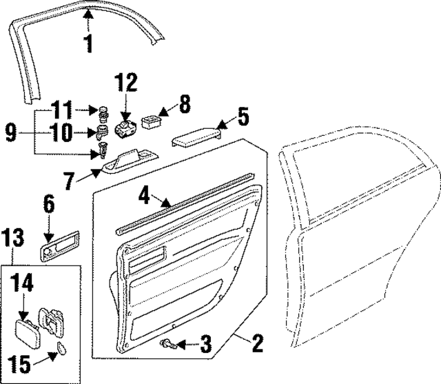 965226P000 - : Ashtray for INFINITI: Q45 Image
