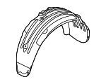 86821B2500 - : Wheelhouse Liner for Kia Image
