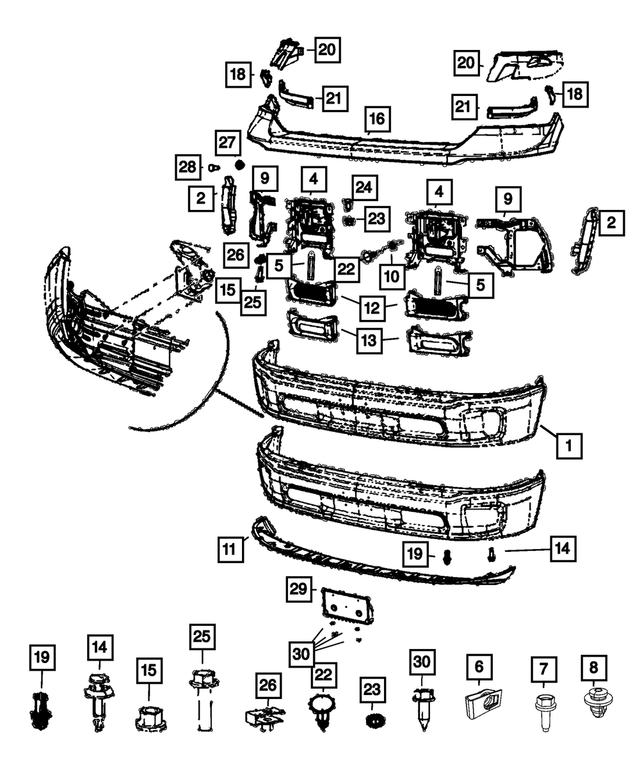 « 68508848AA –  : Support De Prise D'air Support, Droit Ou Gauche pour Mopar Image »