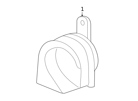 Horn for 2012 Acura ZDX #0