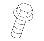 994790625 - Exhaust: Heat Shield Bolt for Mazda: 3, 6, CX-3, CX-30, CX-5, CX-50, CX-9, RX-8 Image