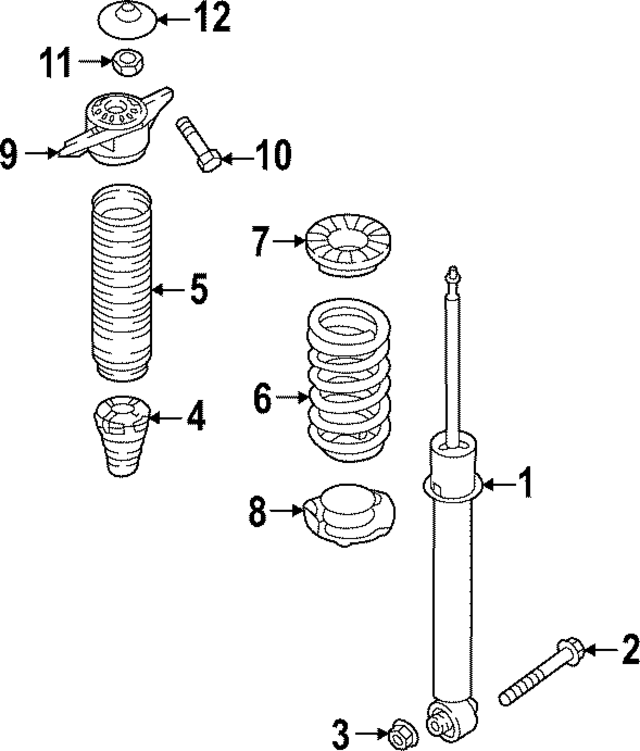 55367K5200 - : Suspension Shock Absorber for Hyundai Image