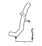 282883L200 - : Outlet Pipe for Kia: Stinger Image