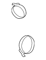 282923A075 - Cooling System: Upper Hose Clamp for Kia: K900, Optima, Sorento, Stinger Image