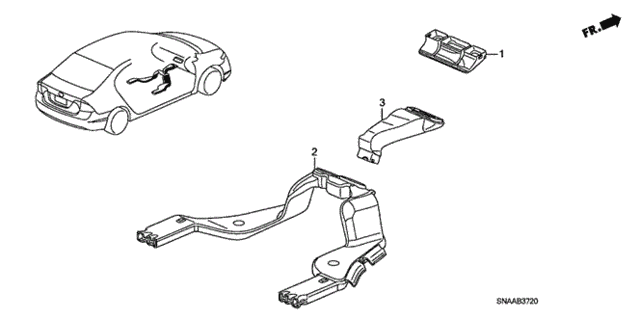 Duct for 2009 Honda Civic #0