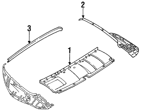 Interior Trim for 1992 Nissan 300ZX #0