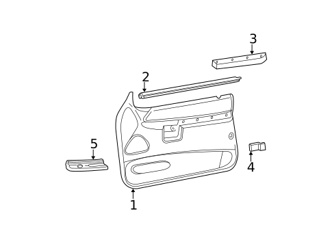 Interior Trim - Door for 2000 Ford Explorer #0