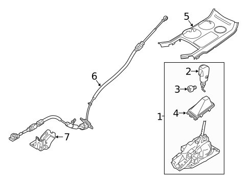 Shifter Housing for 2018 Ford Explorer #1