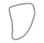 C2Z32599 - : Door Weather-Strip for Jaguar: XF, XFR, XFR-S Image