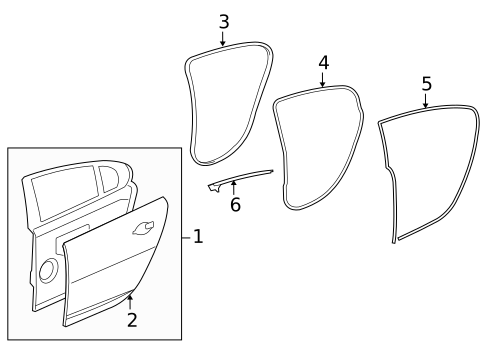 Door & Components for 2015 Jaguar XF #0