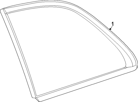 Glass & Hardware for 2025 Mercedes-Benz EQB 350 #0